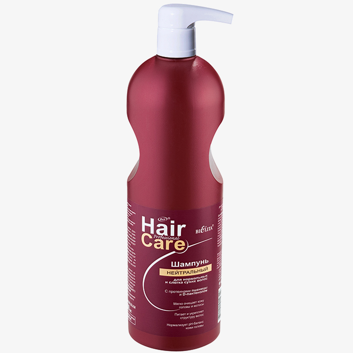 Professional Hair Care ШАМПУНЬ нейтральный для нормальных и слегка сухих волос с протеинами пшеницы и D-пантенолом 1000мл
