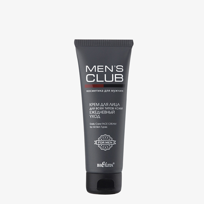 MEN'S CLUB - КРЕМ для ЛИЦА для всех типов кожи Ежедневный уход