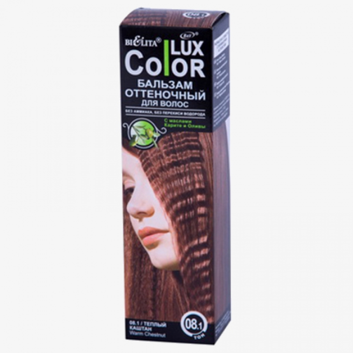Оттеночный бальзам для волос "COLOR LUX" тон 08.1
