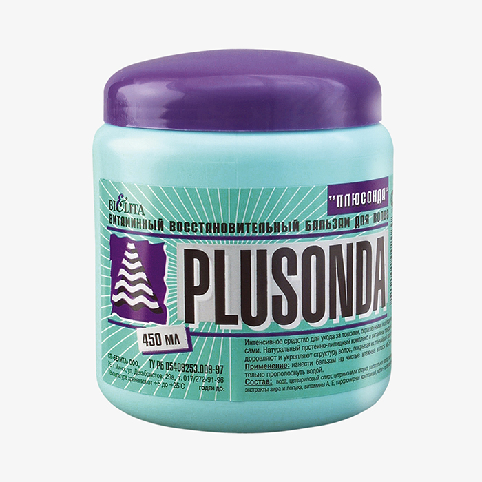 Plusonda - Витаминный восстановительный бальзам для волос "ПЛЮСОНДА"