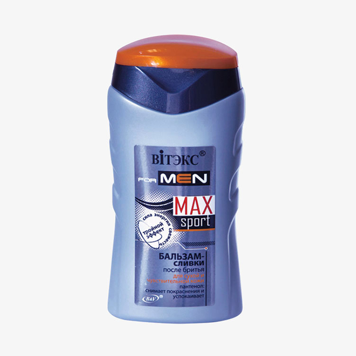 MAXsport - Бальзам-сливки после бритья для сухой и чувствительной кожи