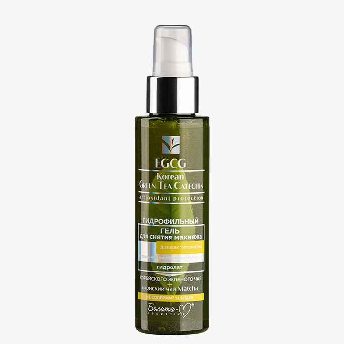 EGCG Korean Green Tea Catechin - Гидрофильный гель для снятия макияжа для всех типов кожи
